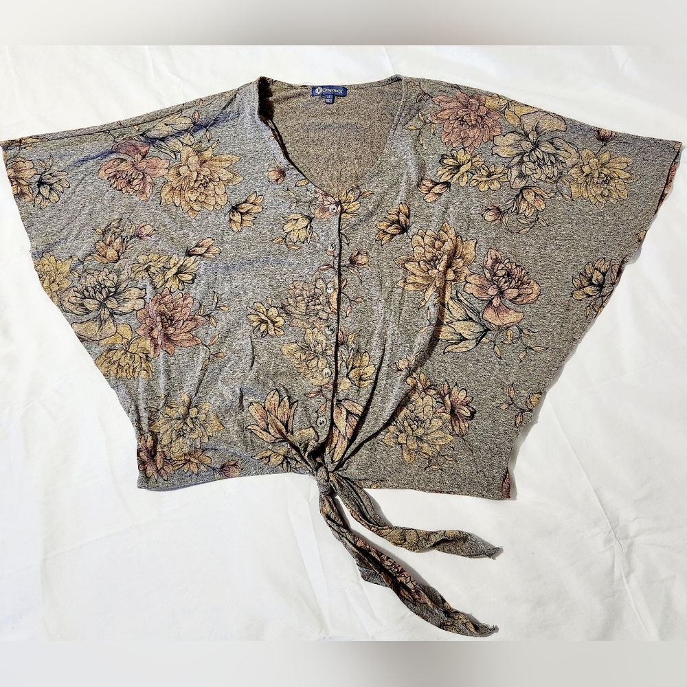 Democracy Bat Wing Crop Top Size S - Picture 8 of 8